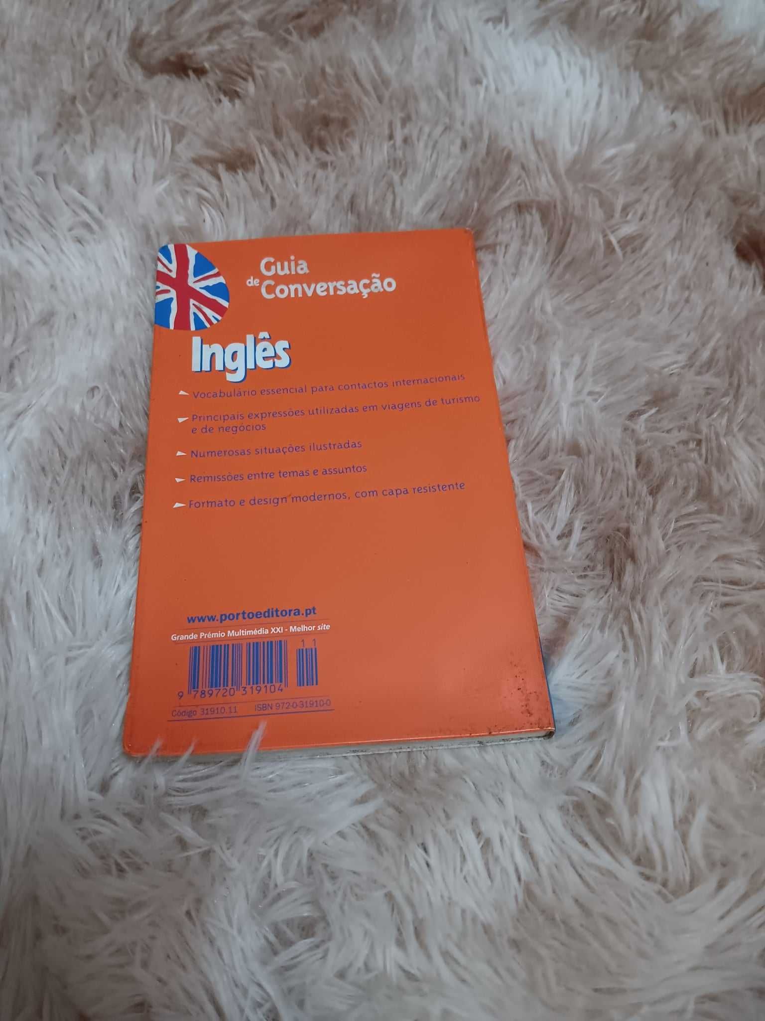 Livro "Guia Conversação Inglês" - Porto Editora