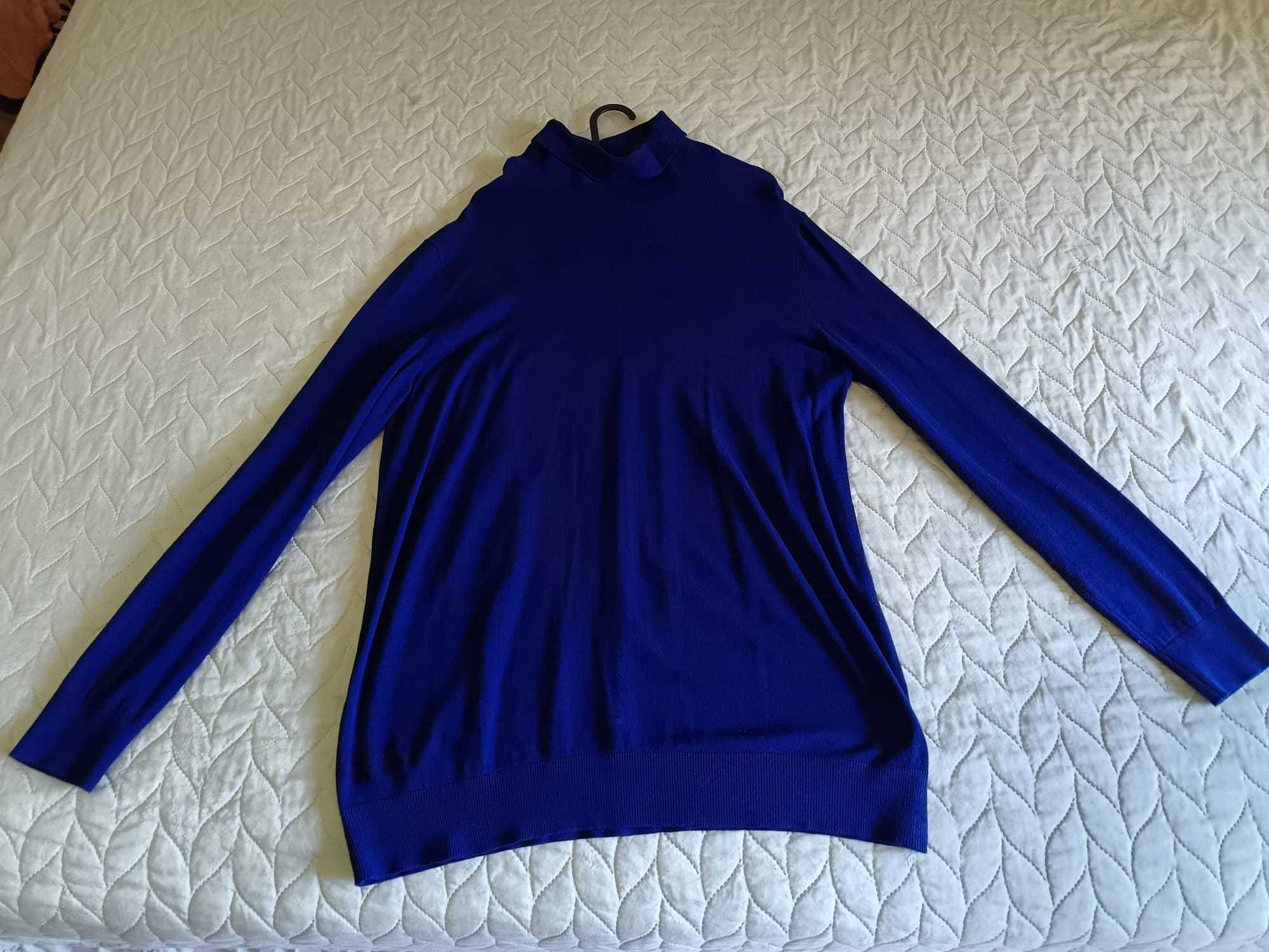 04 Camisolas de gola alta em malha fina (Tam. XXL)