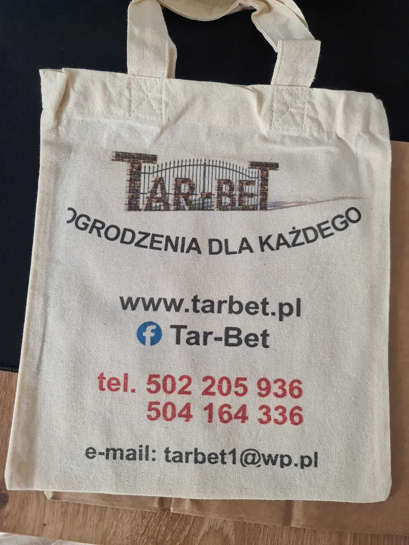 Druk od 1 szt TWOIM LOGO torba bawełniana shopper na zakupy 42x38cm