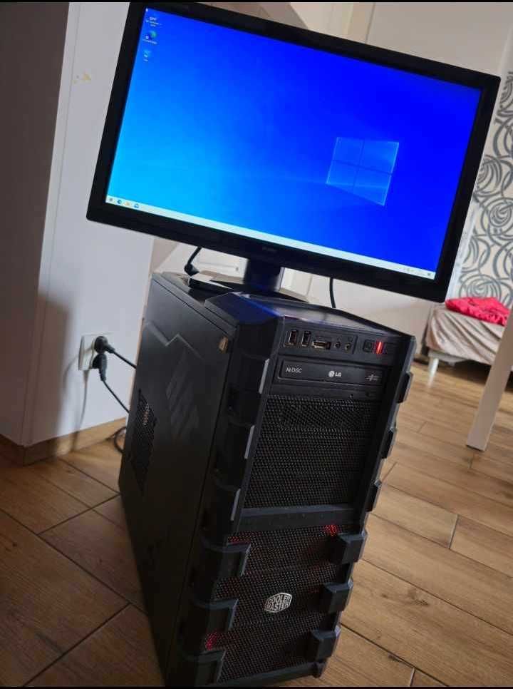 Komputer do gier i pracy z monitorem 24'