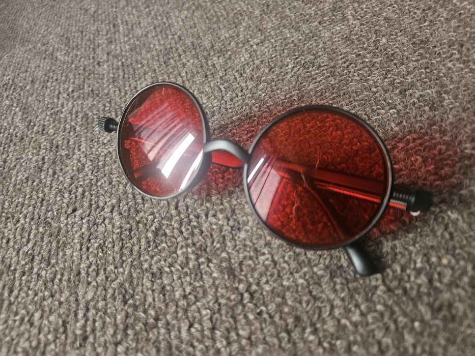 Nowe okulary Emo Gothic Steampunk Postapocaliptic Mad Max