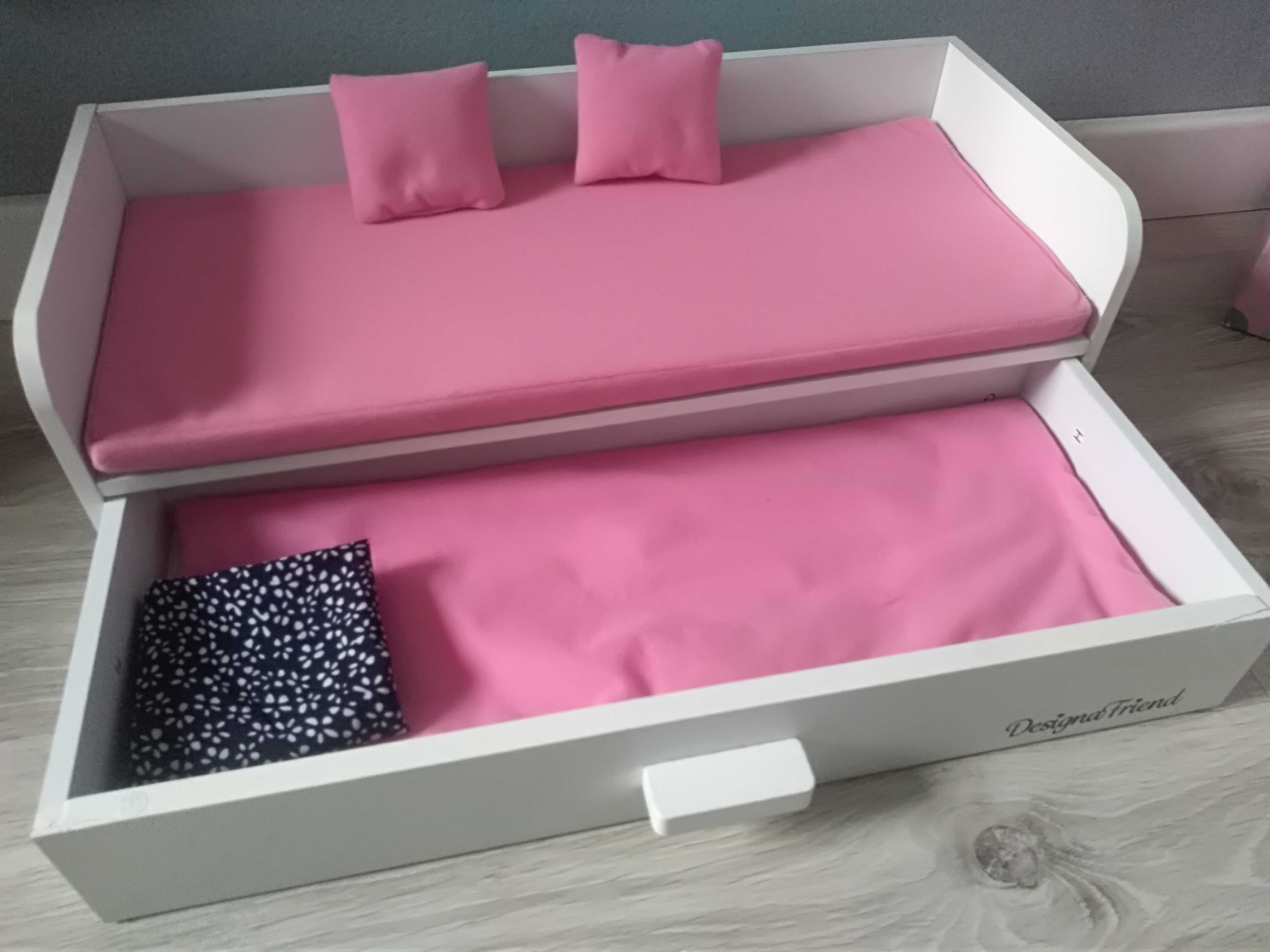 Łóżko z szufladą dla lalek Designa Friend