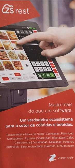 Software faturação cafes restaurante cabelereiros