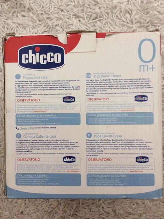 Aquecedor de biberões Chicco