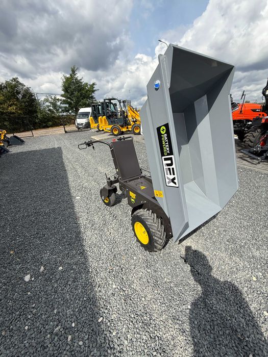 Wozidło elektryczne Taczka wysyp elektryczny 100% elektryk 1000W 500kg