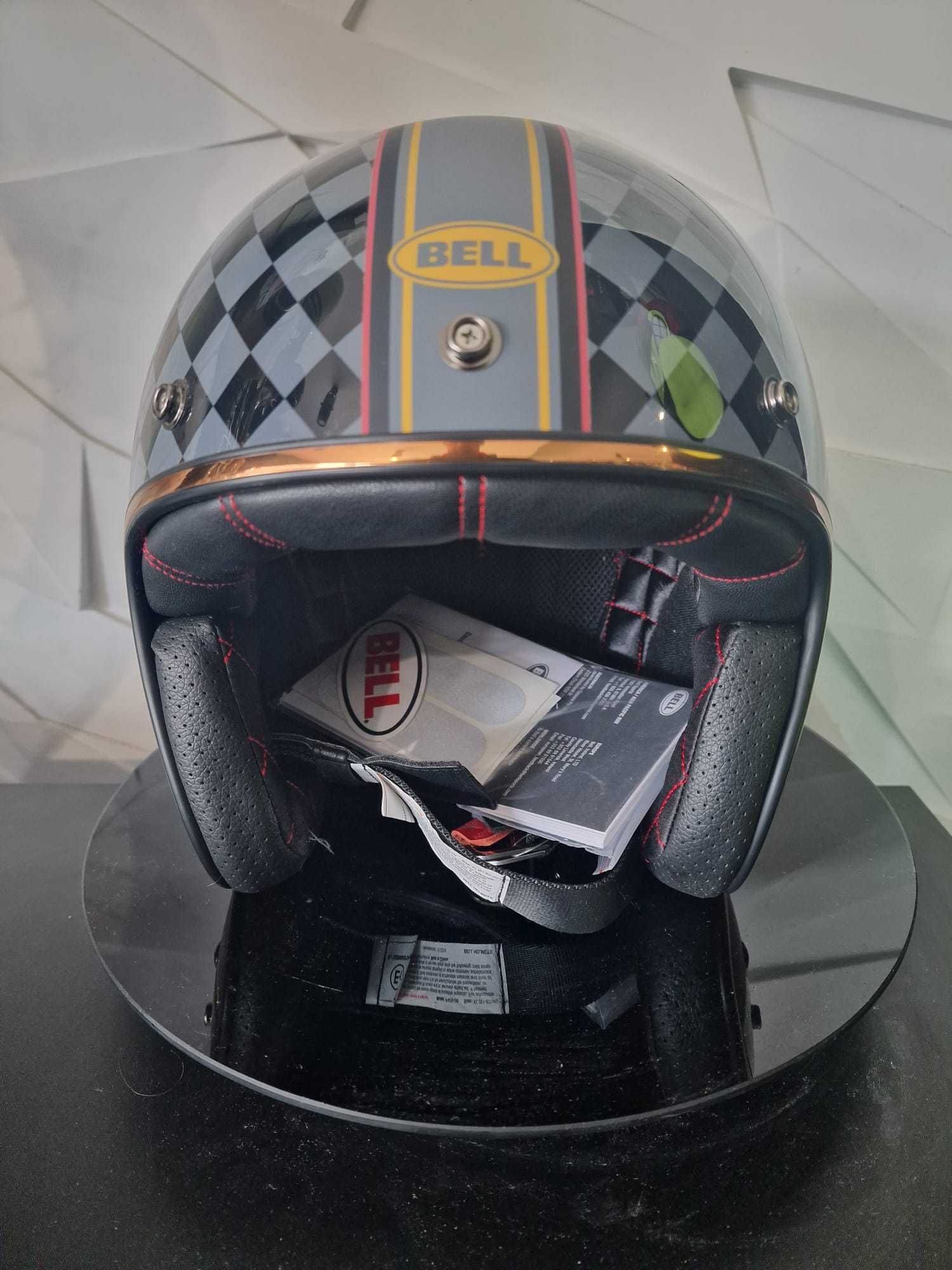 Kask orzech klasyczny Bell Custom 500 RSD Black/Gold 'M 'L 'XL GRATISY