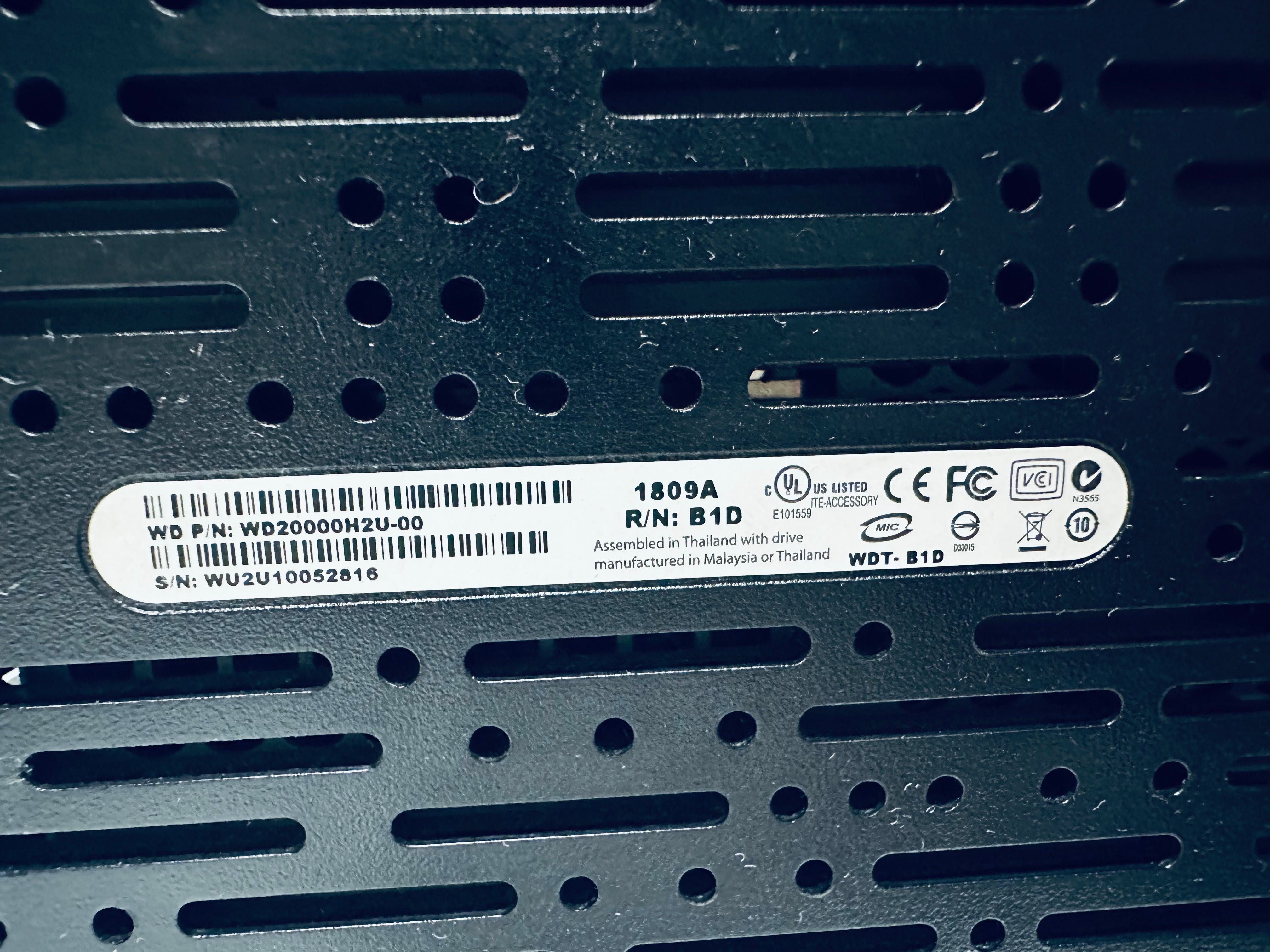 WD My Book Studio Edition 2TB (2x1TB Raid 0/1)