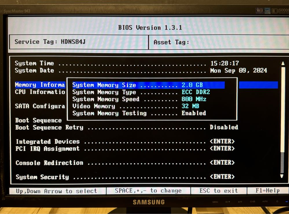 Servidor Dell 1U - 160gb