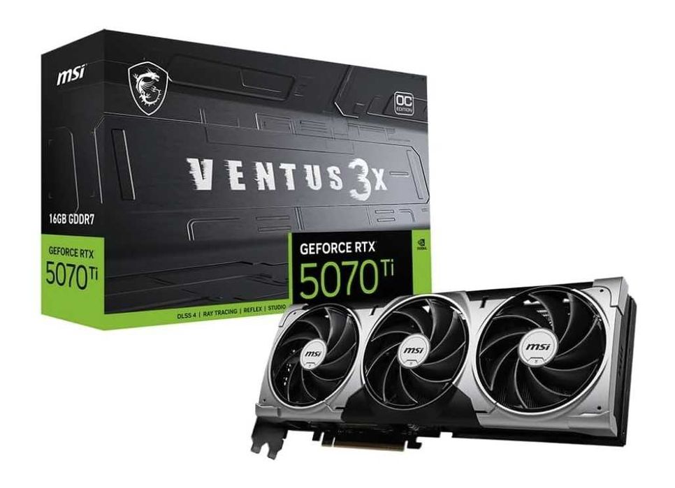 Placa Gráfica MSI RTX 5070Ti Ventus 3X OC - SELADA