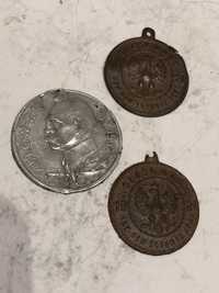 Stare POLSKIE odznaczenie medaliki