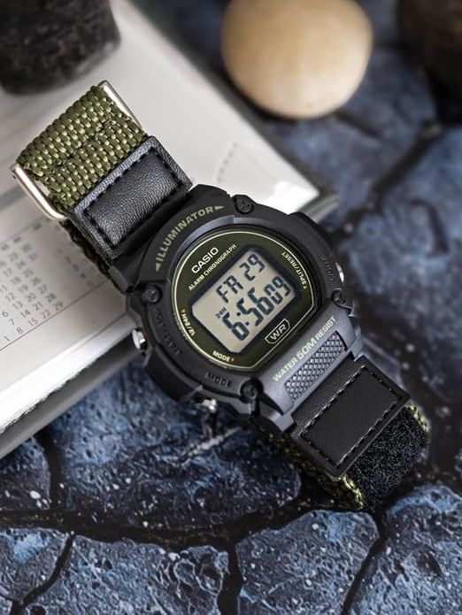Годинник чоловічий Casio W219HB-3A Оригінал Гарантія Часы Касио