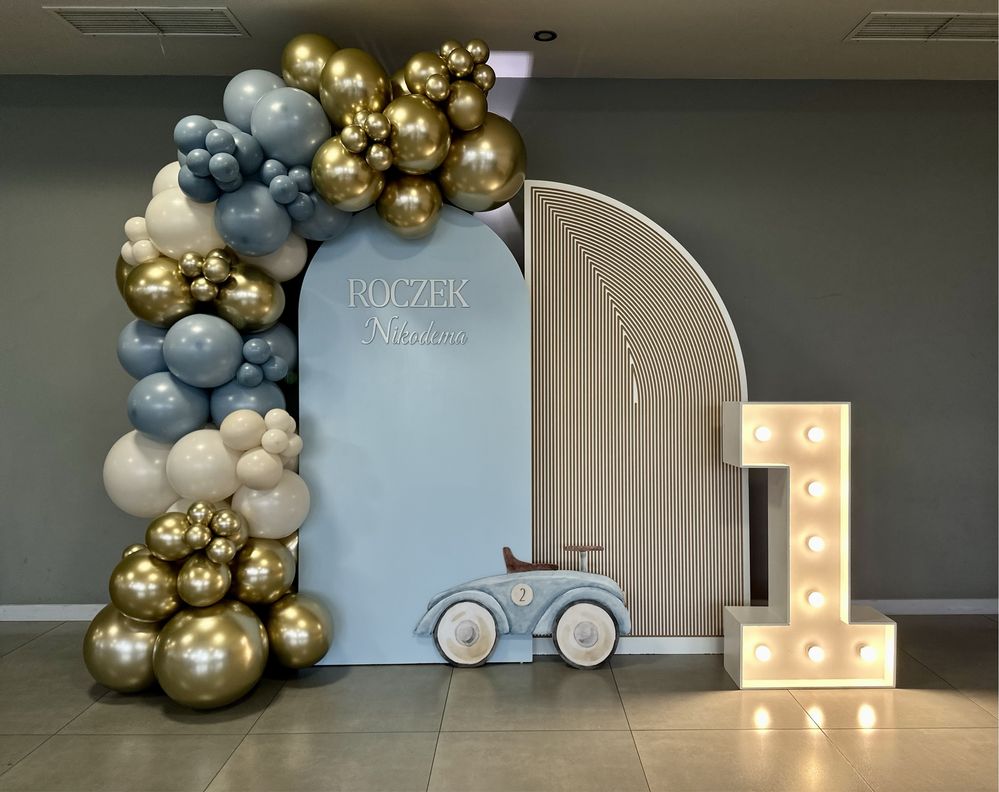 Ścianki balonowe ścianka dekoracyjna balony fotobudka 360