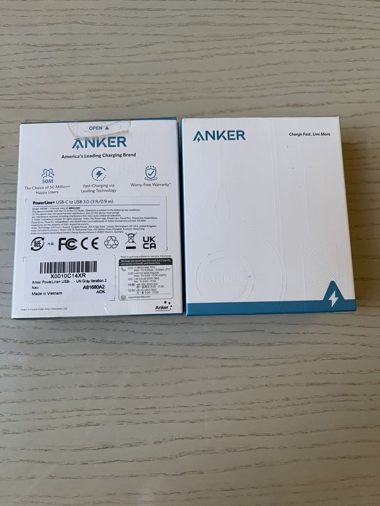 Кабель Anker PowerLine+USB to USB 3.0 (90см) Grey