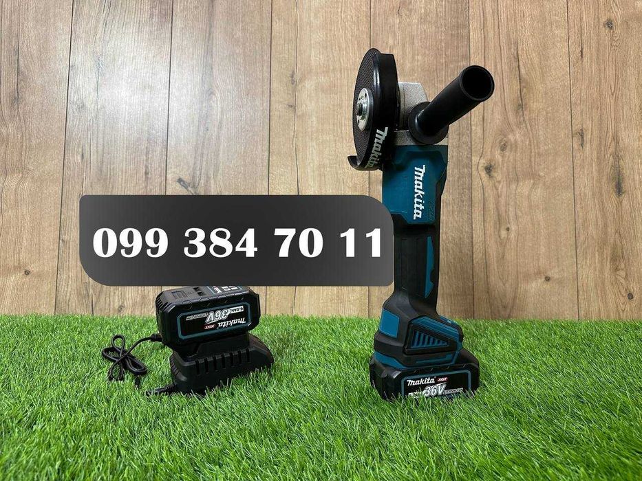 Аккумуляторная Болгарка Makita DGA 504 36V6A Потужність 1200Вт 125круг