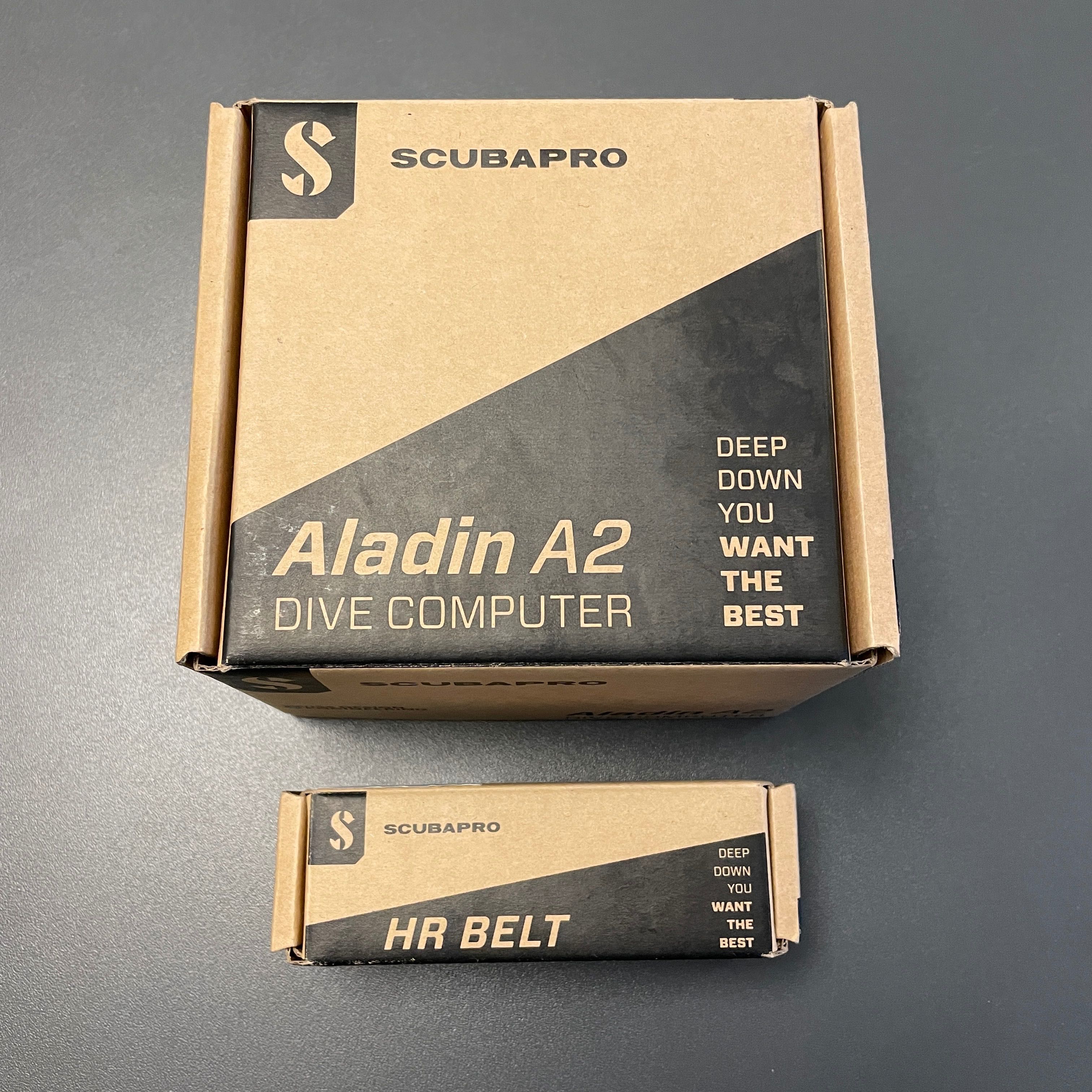 Komputer nurkowy Scubapro Aladin A2 + Subapro HR Belt