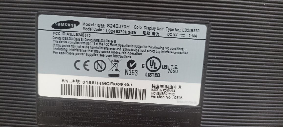 Monitor Samsung 24 cale