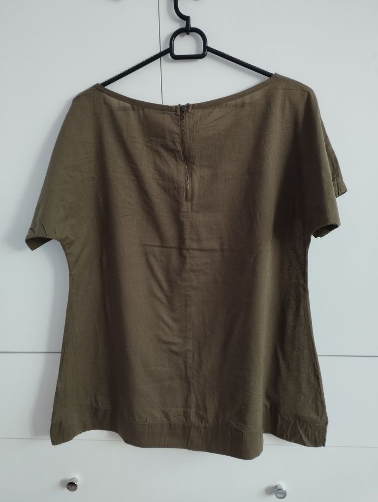 Damska bluzka khaki w rozm. L