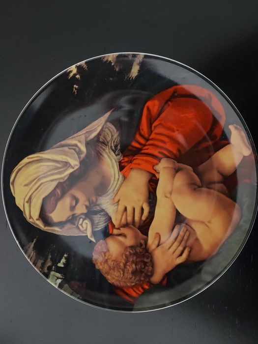 Prato decorativo de NATAL da VISTA ALEGRE (20 cms diametro)