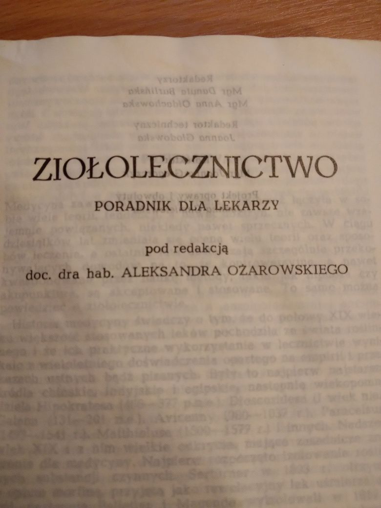 Ziololecznictwo poradnik dla lekarzy Ozarowski