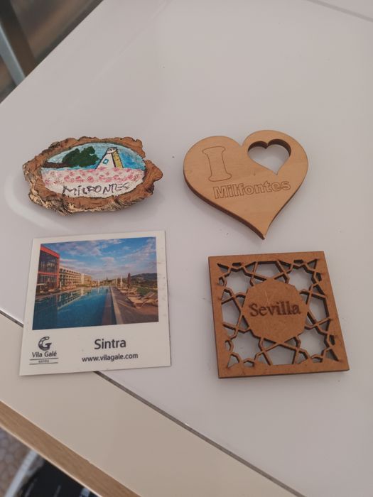 Lote 4 imans frigorífico