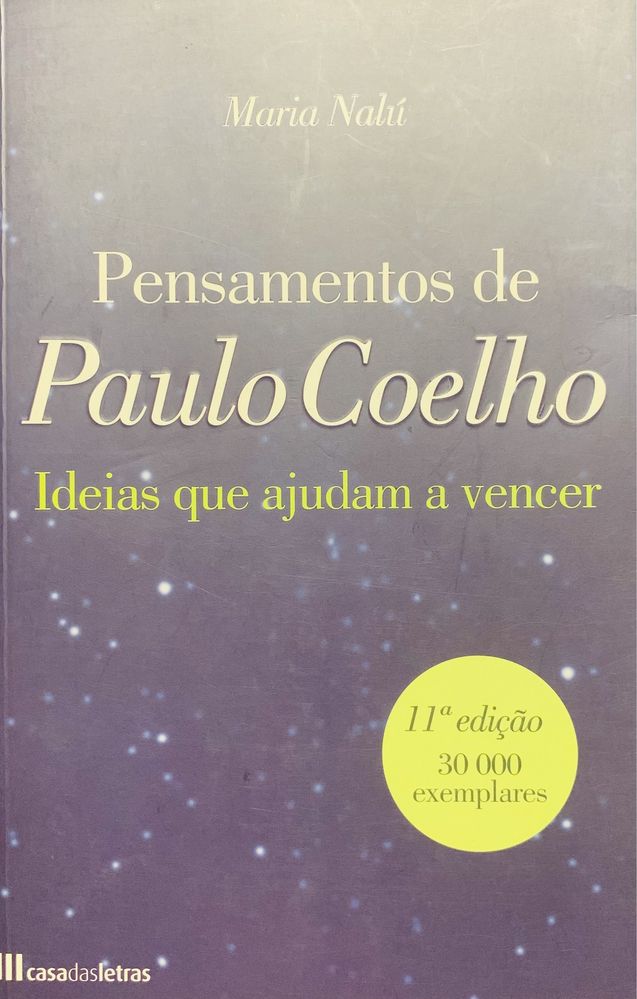 Livro “ Pensamentos de Paulo Coelho- Ideias que ajudam a vencer