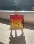 Maly obraz 7x7 cm.