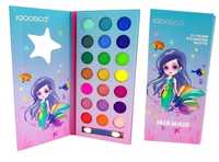 Piękna paletka 21 kolorowych cieni do powiek dla dziewczynek marki IGO