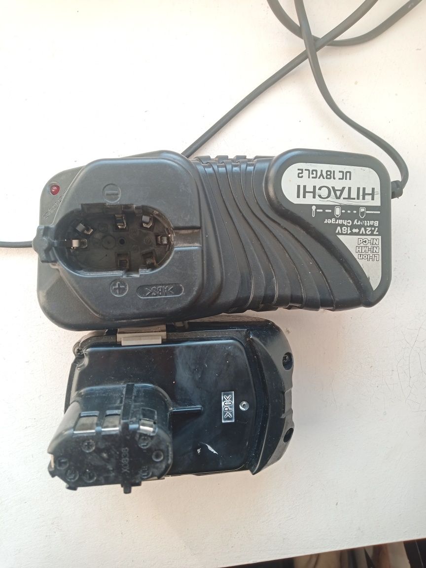HITACHI ladowarka+bateria 18V Japan