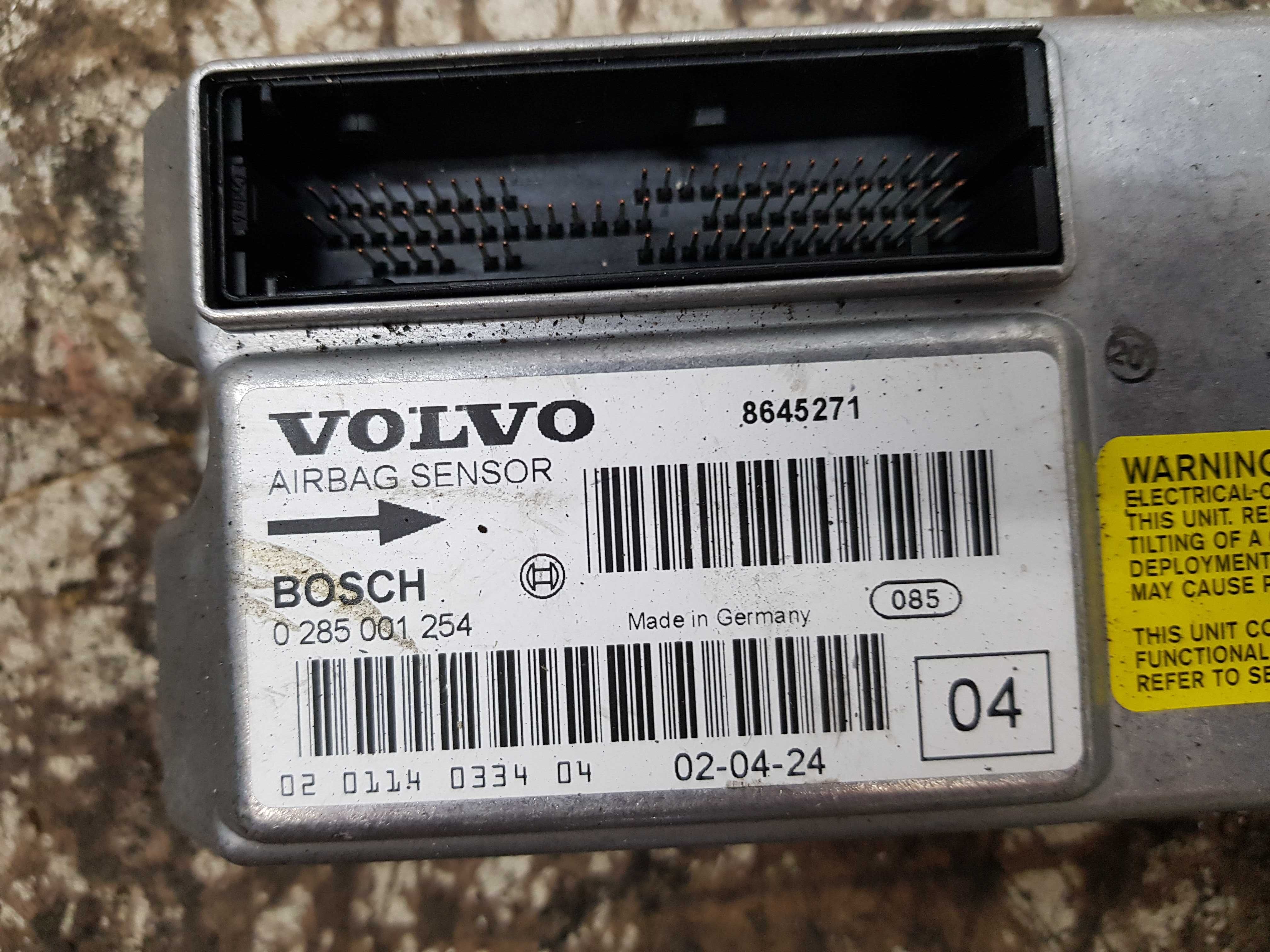 Volvo S60 2.4 TDI Sensor Czujnik Moduł Airbag Poduszek