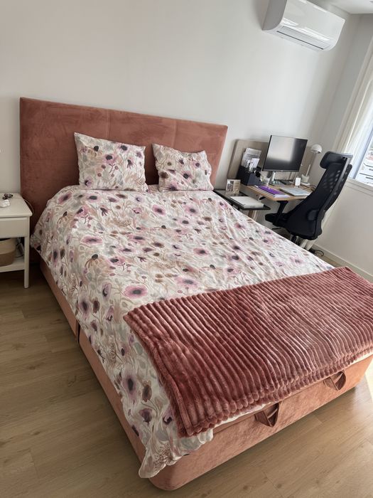 Cama sommier + colchao emma 160x200