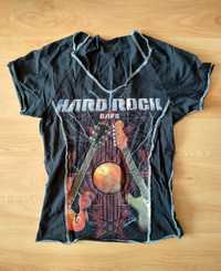 Hard Rock Cafe | koszulka | gitary | cekiny | unikat
