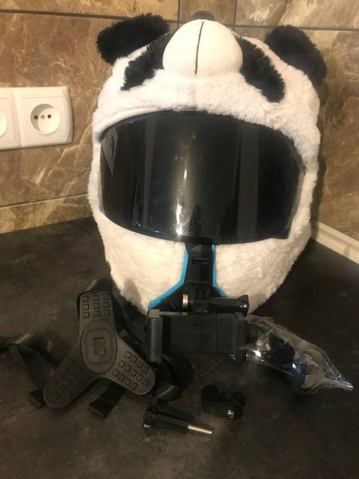 Универсальное крепление для экшн-камеры (GoPro, SJCAM и др.) на мотошл