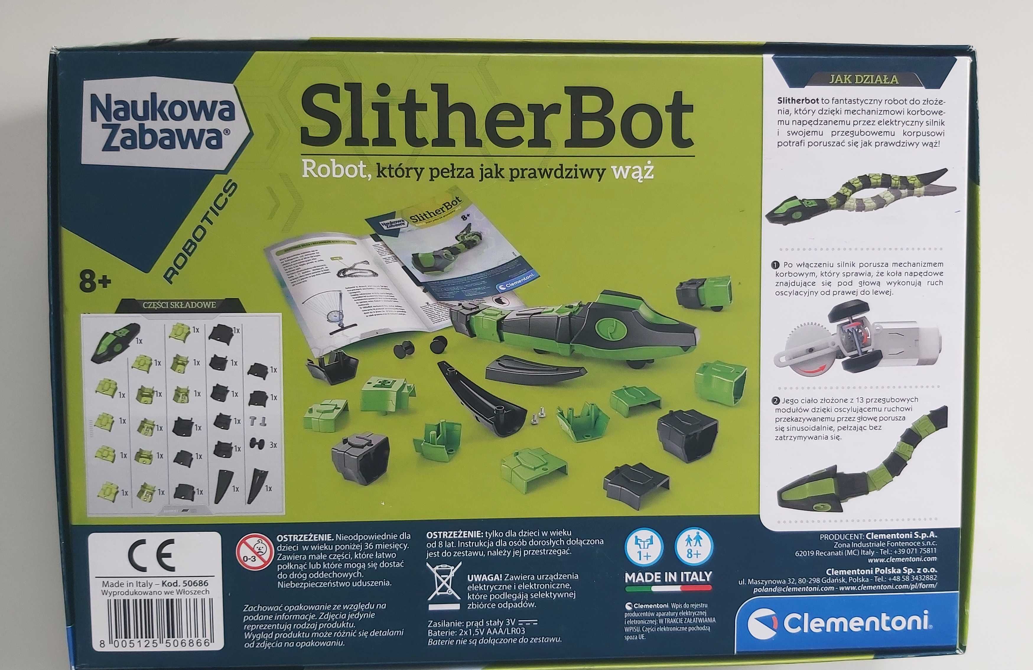 SlitherBot- Pełzający wąż robot NAUKOWA ZABAWA