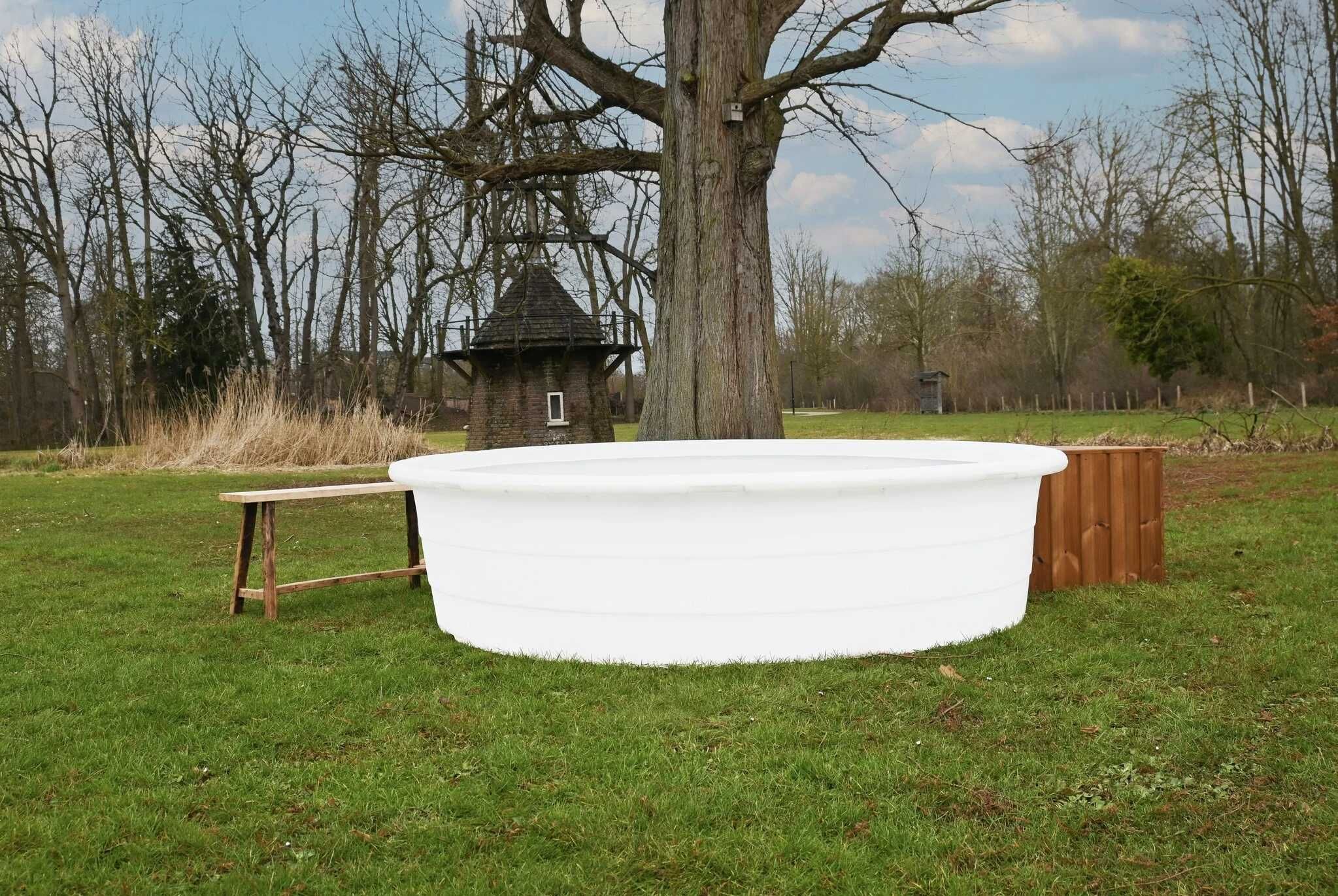 Okrągły basen 240 cm | tworzywo PE | odporny UV | basen rodzinny