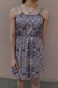 Vero moda летнее платье сарафан с узором