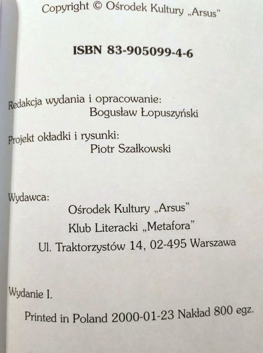 Fraszki i wiersze satyryczne.