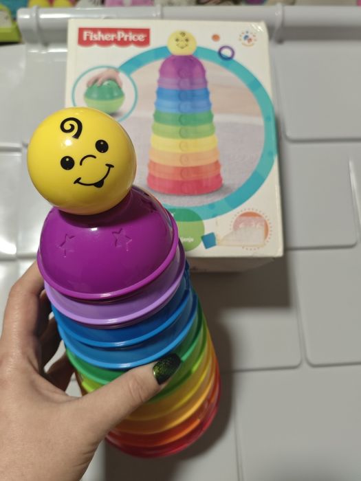 Музичні розвиваючі горщик Fisher price, піраміда, дзига, гітара, руль