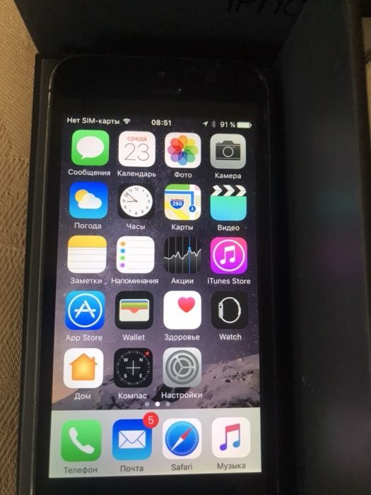 iPhone 5 32 gb Space Gray Neverlock