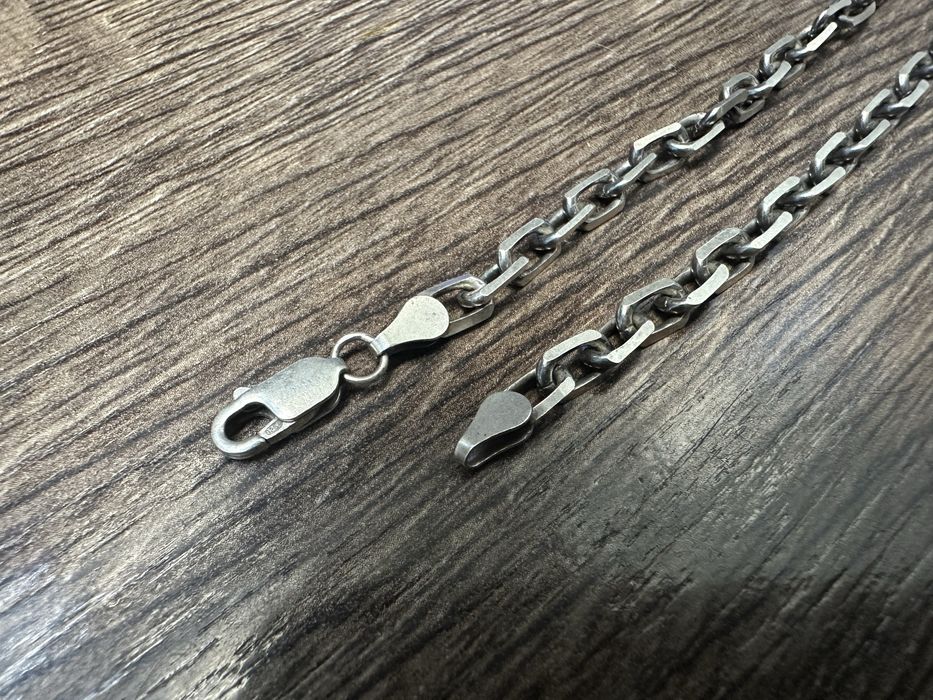 Серебряная цепочка якорная 925 пр 25 грамм