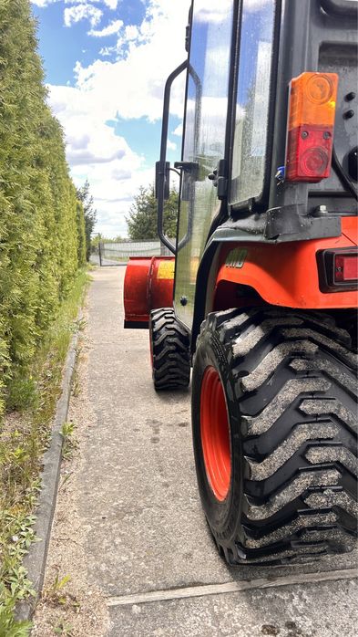Mini Ciągniczek Kubota Bx2350 4X4 pług zimowy kosiarka glebogryzarka