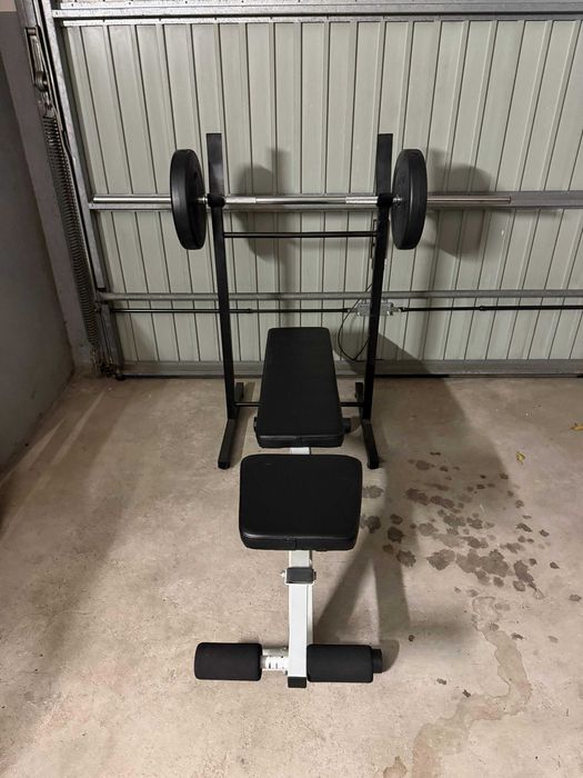 Material de Ginásio, Barra, Pesos, Halteres, Saco Boxe, Luvas