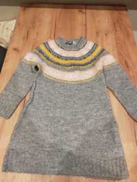 Sweter tunika-sukienka r.98/104
