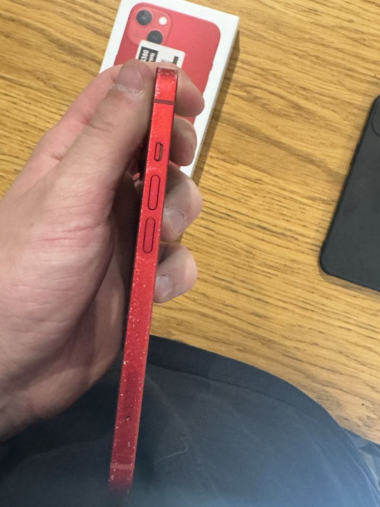 iPhone 13 128GB (PRODUCT)RED + Etui + Pudełko