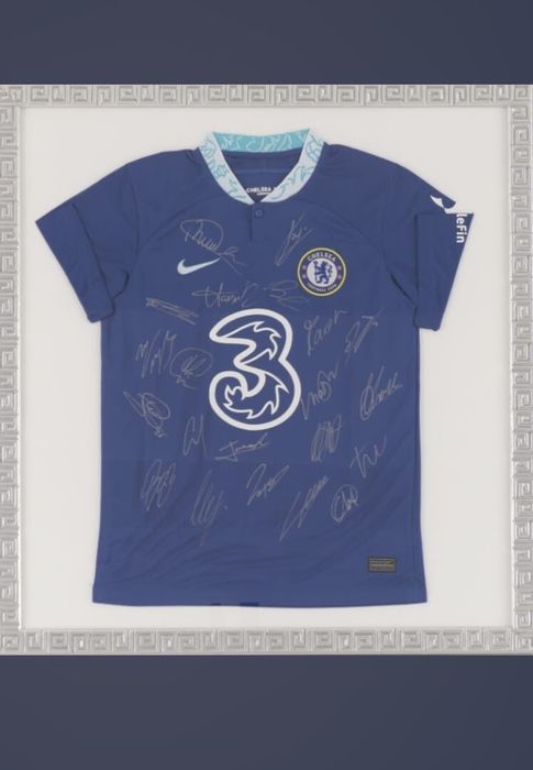 Camisola oficial Chelsea Football Club autografada
