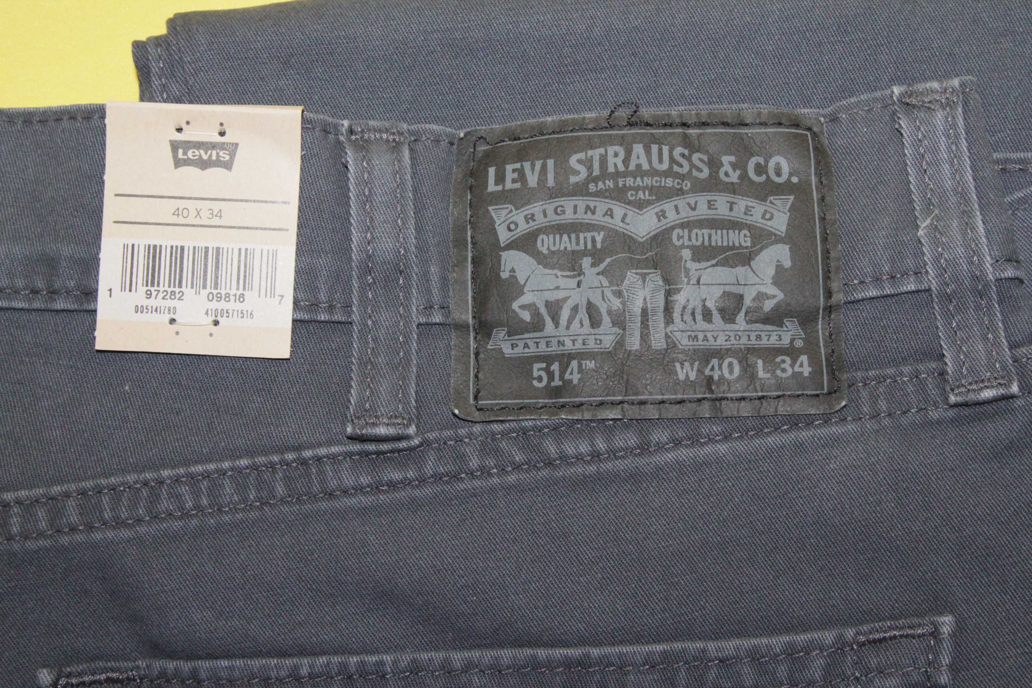 Джинсы мужские Levi´s 514, размер W 42 L 32