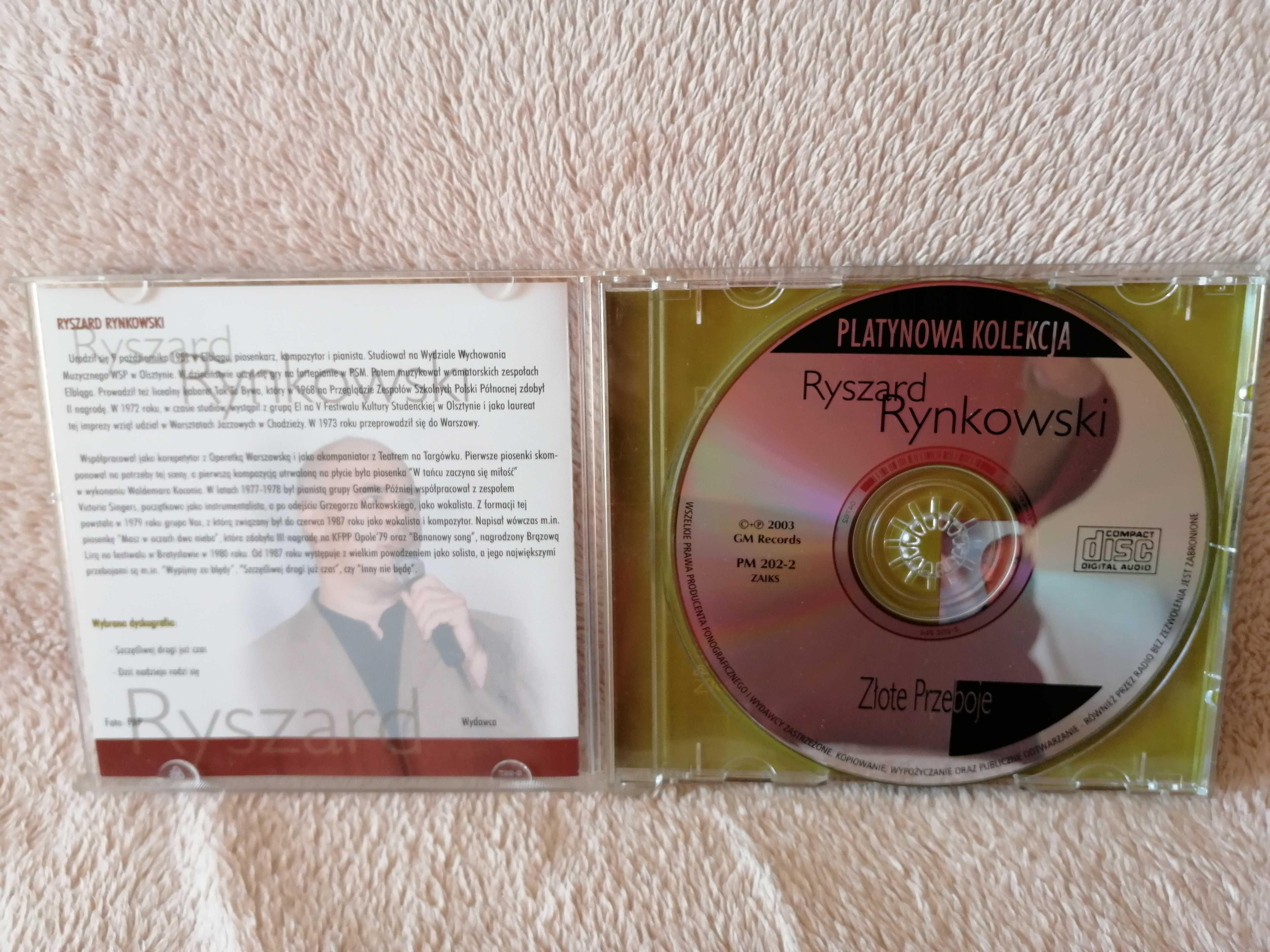 Płyta CD Ryszard Rynkowski "Złote Przeboje"