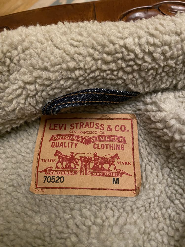 Kurtka katana ocieplana jeans Levis Sherpa