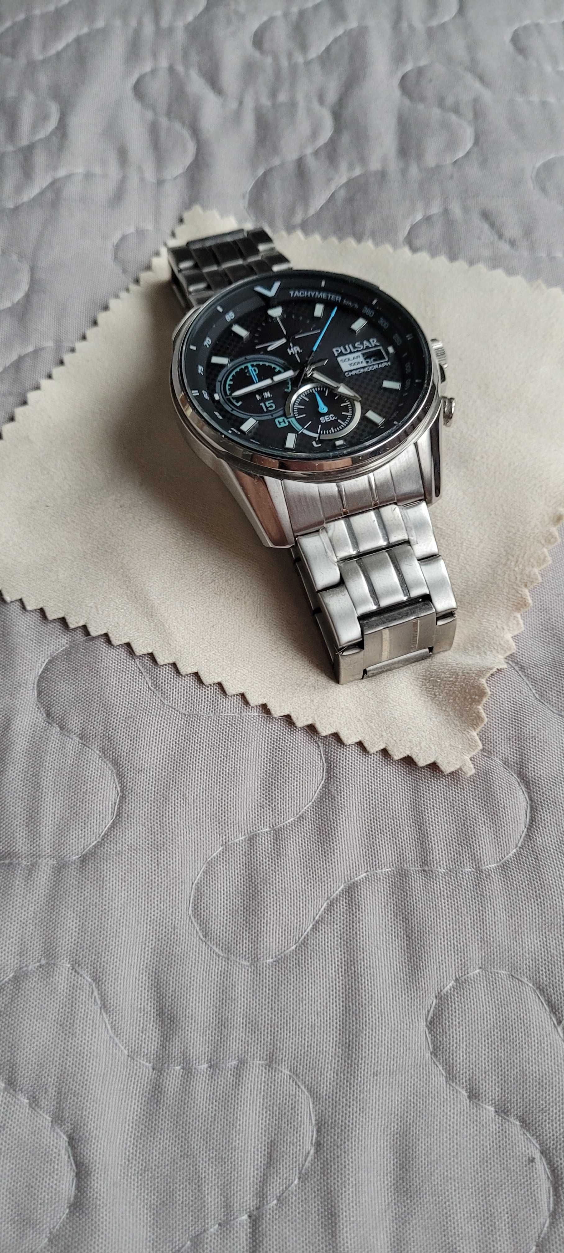 Pulsar zegarek męski PZ6025X1 solar (r.44)
