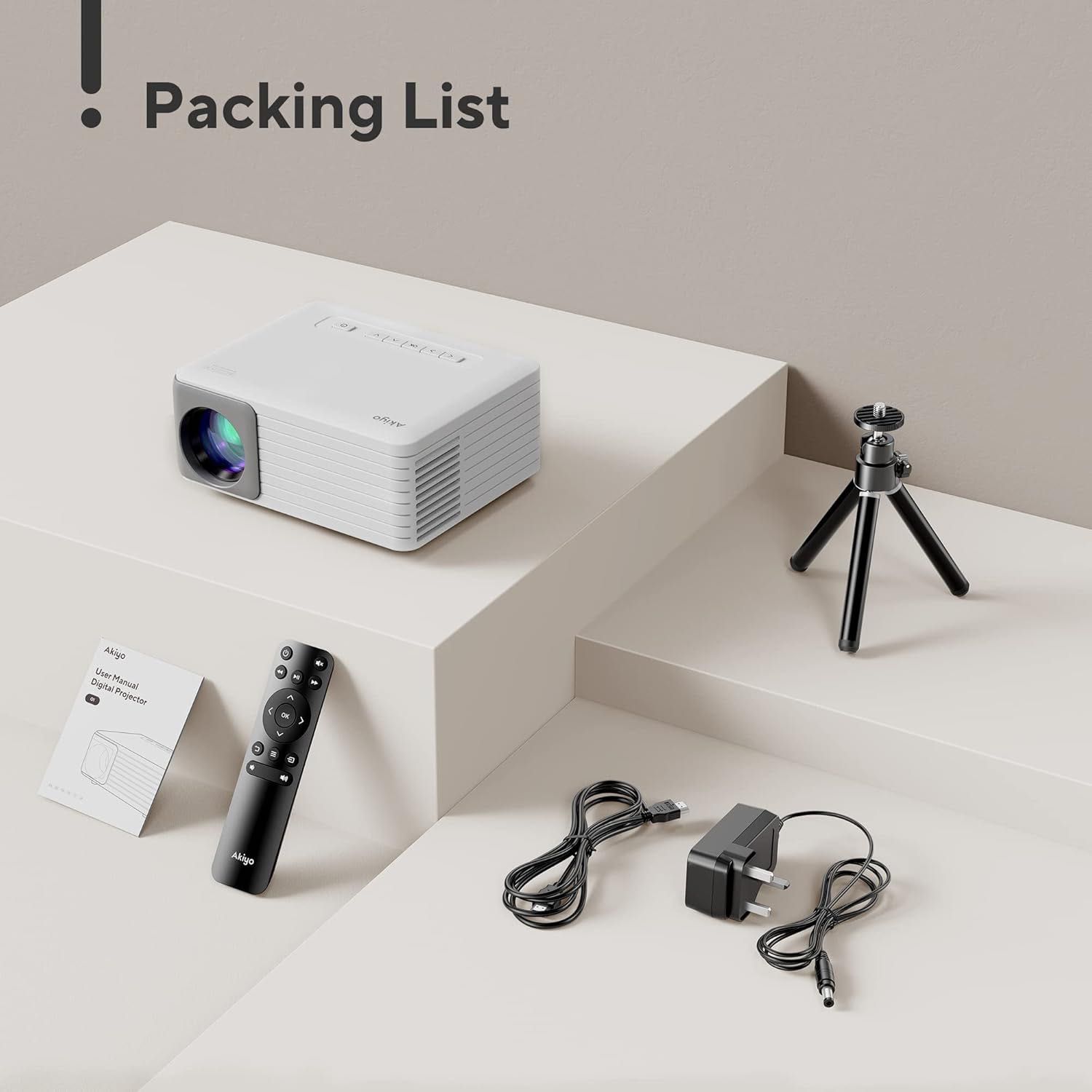 Mini projektor przenośny LED 120cali Bluetooth