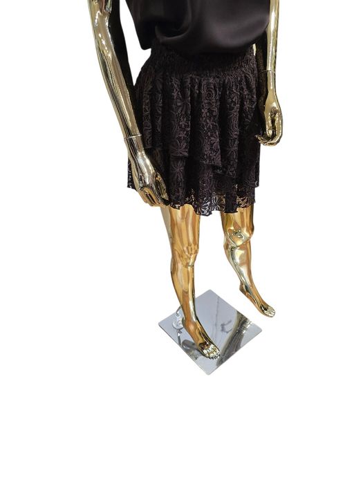 Spódnico-spodenki koronkowe czekoladowe La Milla rozmiar 1